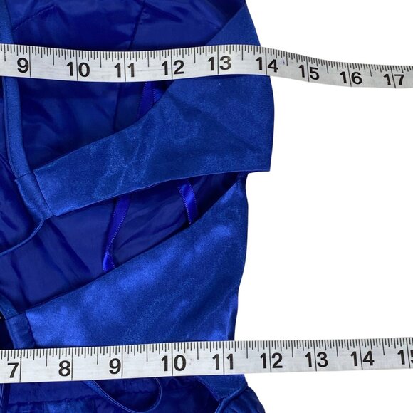 NEW | Blondie Nites Formal Dress | Royal Blue | Open Lace Up Back | HOCO Event - Picture 10 of 12
